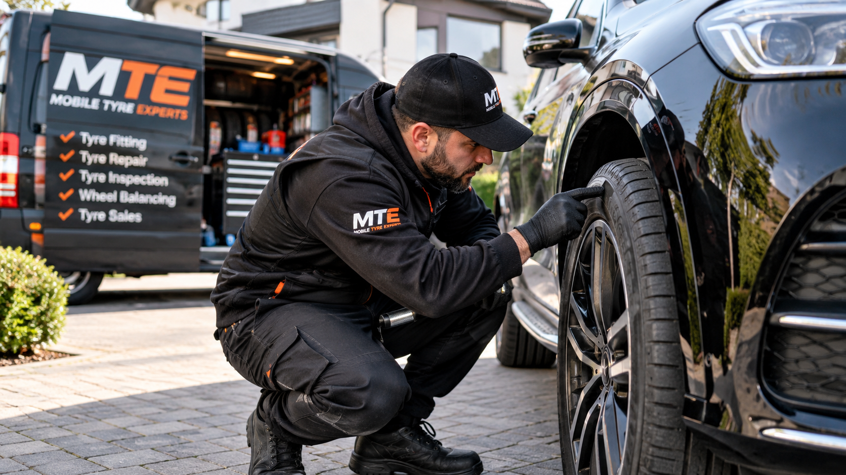 Mobile tyre inspection for cars and vans