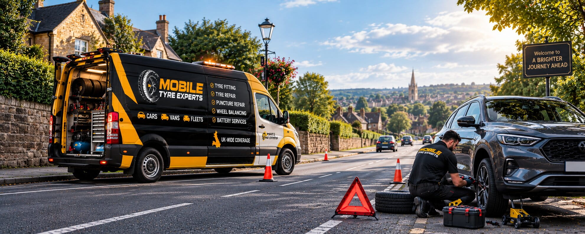 Mobile Tyre Experts technician and mobile tyre service